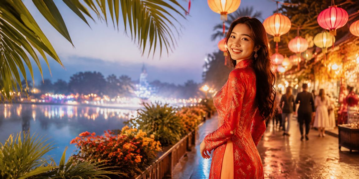 Chợ đêm Đà Lạt với người dùng xem kết quả thể thao trực tuyến trên điện thoại