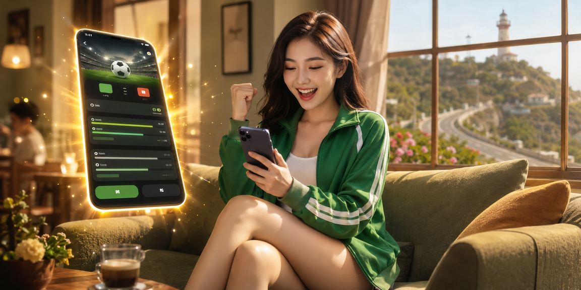 Người dùng Vũng Tàu mở ứng dụng cá cược trực tuyến bên ly cà phê buổi sáng